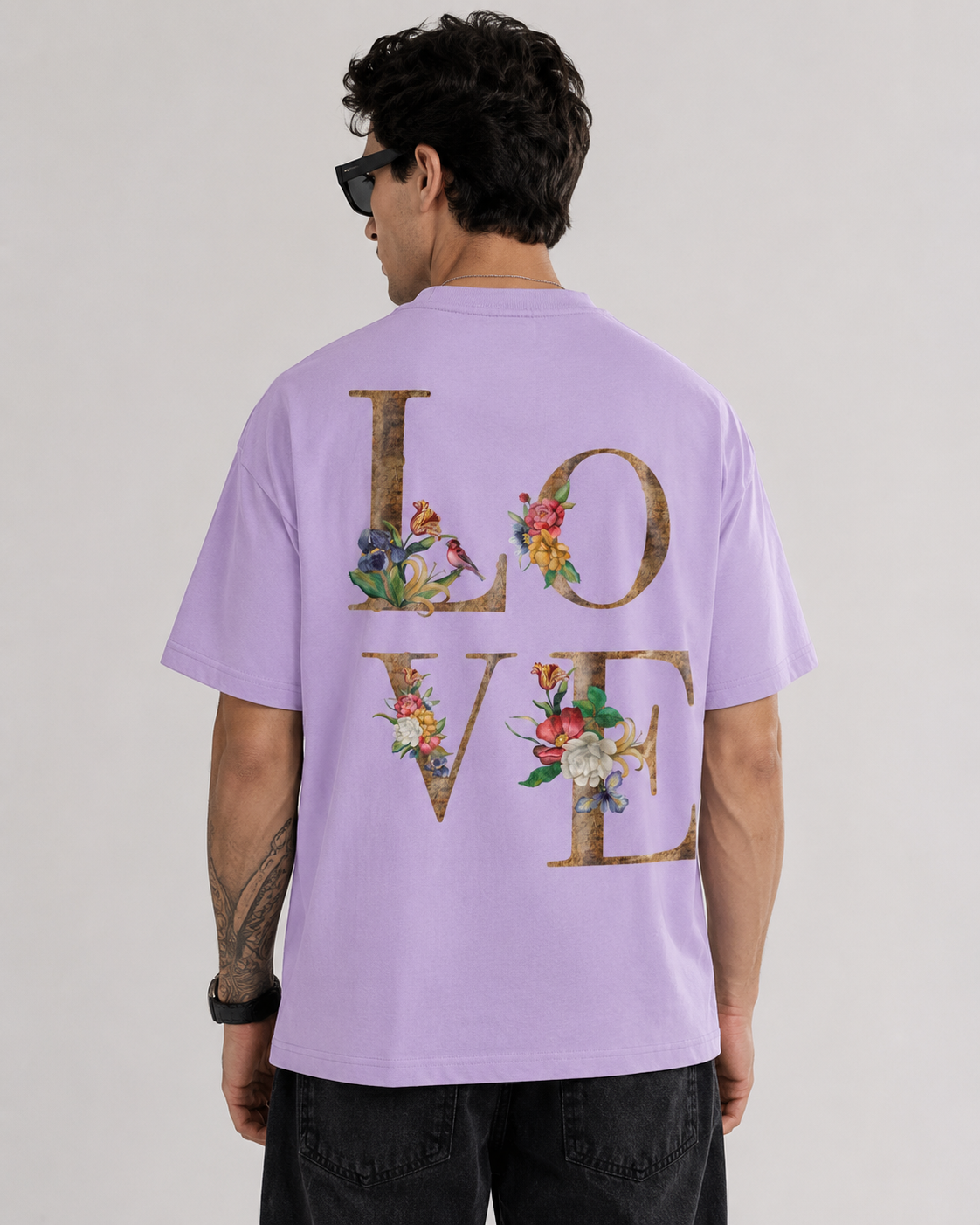 Love Man Oversized Shirt - Cotton Shirt